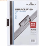5 x Durable Cliphefter Duraclip Original 60 wei&szlig; 5 St&uuml;ck