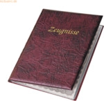 Veloflex Zeugnismappe A4 mit 10 Taschen weinrot