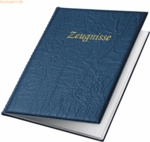Veloflex Zeugnismappe A4 mit 10 Taschen blau