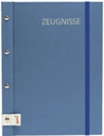 Roth Zeugnismappe - 12 H&uuml;llen blau.