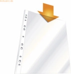 10 x Durable Prospekth&uuml;llen A4 PP 60my Universallochung glasklar VE=10