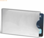 Durable Kreditkartenh&uuml;lle RFID Secure 54x86mm metallic silber