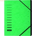 5 x Pagna Ordnungsmappe 7 F&auml;cher gr&uuml;n
