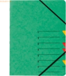 Pagna Ordnungsmappe Easy A4 Karton 7 F&auml;cher gr&uuml;n
