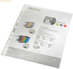 500 x Leitz Prospekth&uuml;lle A4 85my PP genarbt