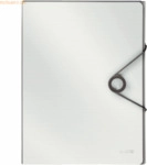 5 x Leitz Ablagebox Solid A4 PP bis 250 Blatt wei&szlig;
