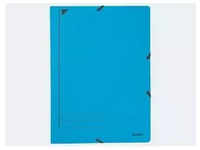 Leitz 39800035, Leitz Eckspanner A4 für ca. 250 Blatt blau