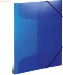 HERMA Sammelmappe A4 PP transluzent dunkelblau