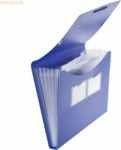 10 x Foldersys F&auml;cher Gummizugmappe A4 PP 5 F&auml;cher Gummizug vollfarbig
