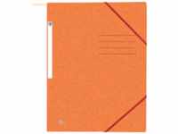10 x Oxford Eckspannmappe Top File+ A4 3 Klappen orange
