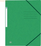 10 x Oxford Eckspannmappe Top File+ A4 390g gr&uuml;n