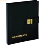 Pagna Dokumentenmappe A4 29,5x36cm schwarz