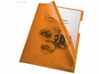 Bene Sichthüllen A4 PVC 150my orange VE=100 Stück