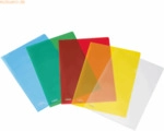 Herlitz Aktenh&uuml;lle Pyramide A4 110my PP gl&auml;nzend VE=10 St&uuml;ck farbig so