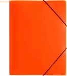 8 x Pagna Gummizugmappe Lucy Colours Trend A3 PP mit 3 Klappen translu