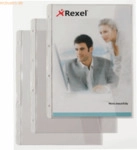 Rexel Dokumentenh&uuml;lle A4 PVC 130my genarbt mit Klappe rechts VE=5 St&uuml;c