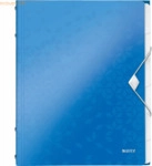 Leitz Ordnungsmappe Wow A4 6-teilig blau metallic