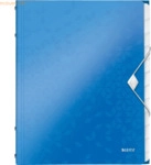 Leitz Ordnungsmappe Wow A4 12-teilig blau metallic