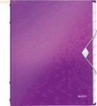 4 x Leitz Ordnungsmappe Wow A4 12-teilig violett