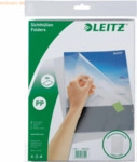 Leitz Sichth&uuml;llen A4 PP 130my gepr&auml;gt VE=10 St&uuml;ck