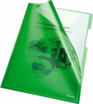 Bene Sichth&uuml;llen A4 PVC 150my gr&uuml;n VE=100 St&uuml;ck