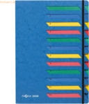 Pagna Deskorganizer 12 F&auml;cher Classic blau 1-12