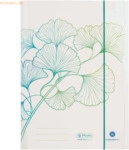 Herlitz Sammelmappe A4 Karton RC 380g/qm Greenline Ginko
