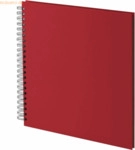 S.O.H.O. Fotoalbum Whire-O 60 Seiten 290x290mm rot/schwarz