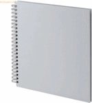 2 x S.O.H.O. Fotoalbum Wire-O 60 Seiten 290x290mm Stone/schwarz