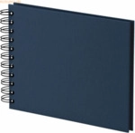 S.O.H.O. Fotoalbum Whire-O 40 Seiten 195x145mm navy/schwarz