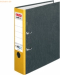 Herlitz Ordner A4 maX.file nature Wolkenmarmor 80mm gelb