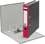 Leitz Ordner Wolkenmarmor A4 52mm 180Grad rot