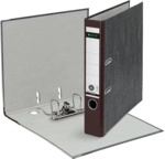 Leitz Ordner A4 Wolkenmarmor 180Grad 52mm braun