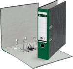 Leitz Ordner Wolkenmarmor A4 80mm 180Grad gr&uuml;n