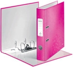 Leitz Ordner Wow A4 Kunststoff 52mm pink metallic