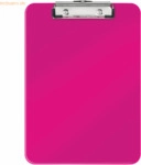 Leitz Klemmbrett Wow A4 Polystyrol pink metallic