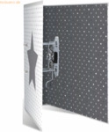 10 x HERMA Motivordner A4 70mm Stars wei&szlig; gepunktet