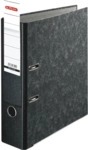 Herlitz Ordner A4 maX.file nature pocket Wolkenmarmor 80mm schwarz