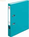 Herlitz Ordner protect Kunststoff (PP) A4 5cm t&uuml;rkis maX.file