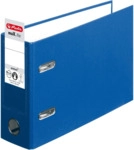 Herlitz Ordner Kunststoff A5 quer maX.file protect 75mm blau