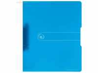 Herlitz Ringbuch A4 2 Ringe PP 16mm blau transparent to go