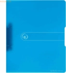 Herlitz Ringbuch A4 2 Ringe PP 16mm blau transparent to go
