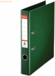 10 x Esselte Ordner No. 1 A4 50mm PP-kaschiert gr&uuml;n