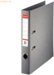 10 x Esselte Ordner No. 1 A4 50mm PP-kaschiert grau