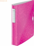 Leitz Ringbuch Active Wow A4 4 Ringe 30mm pink metallic