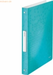 Leitz Ringbuch Wow A4 4 Ringe 25mm eisblau