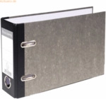 Exacompta Ordner A5 quer Wolkenmarmor 70mm grau