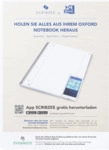 10 x Oxford Kollegblock A4 90g/qm 80 Blatt liniert