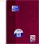 Oxford Collegeblock A4+ liniert 80 Blatt 4-fach gelocht aubergine