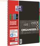 Oxford Collegeblock Studium Organiserbook A4+ kariert 90g/qm 80 Blatt